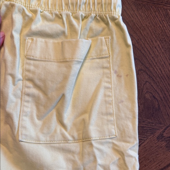 Yellow Drawstring Shorts - Picture 3 of 4